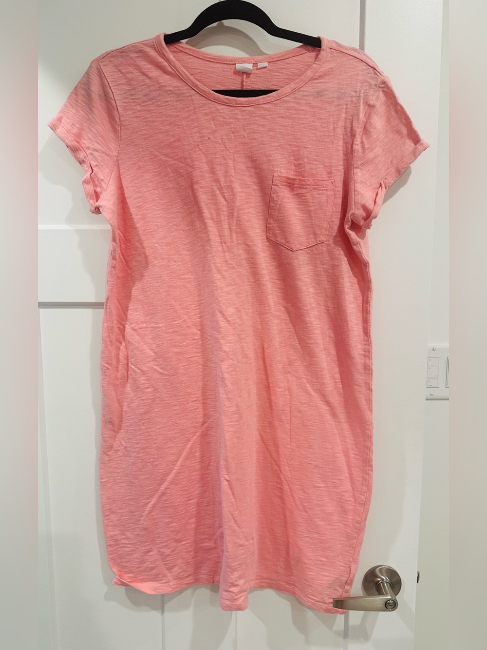 GAP Coral Pink T-Shirt Dress